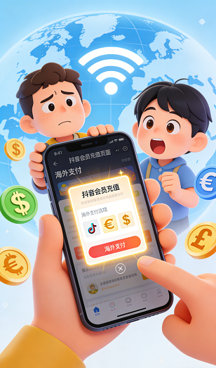 海外用户通过Very划算平台完成抖音充值,快速获得抖币观看短剧